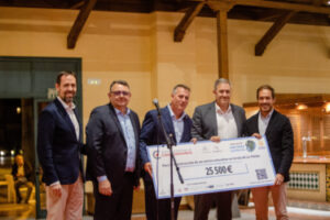 25.500€ recaudados por la Asociación Nacional de Concesionarios Citroën y DS para la reconstrucción de una escuela, sepultada por el Volcán de Cumbrevieja, en la isla de La Palma.